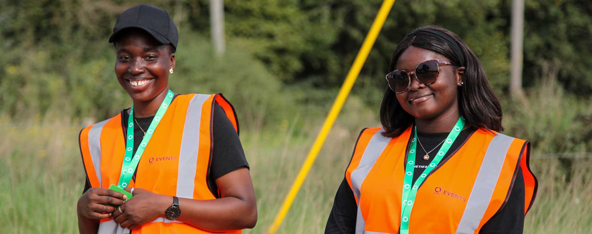 Two Tracsis Events Marshal's smiling